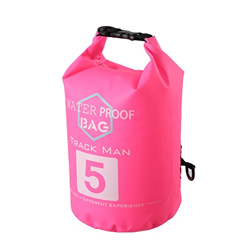 Track Man 2L/5L/15L/20L 500D Dry Bag Sack, Waterproof Floating Dry Gear Bags for Boating, Kayaking, Fishing, Rafting, Swimming and Camping
