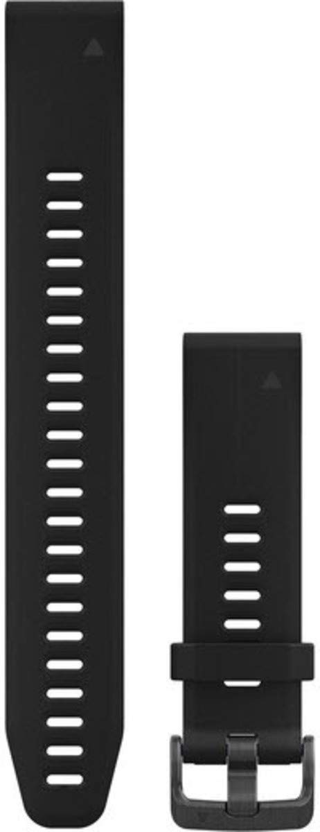 Garmin 010-12739-07 QuickFit 20 Silicone Watch Strap (Large), Accessory Strap for Fenix 5S Plus/Fenix 5S Black