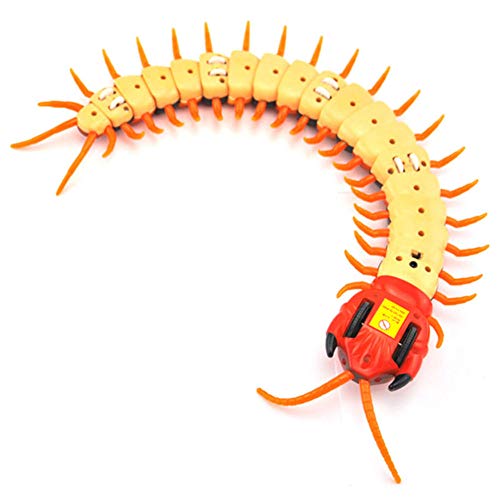SUPOW Remote Control Simulation Giant IR Scolopendra, Centipede Tricky Prank Scary Robotic Insect Toy, Funny Novelty Terrifying Halloween&Christmas Gift for Kids