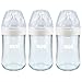 NUK Simply Nautral Glass Baby Bottle, Clear, 8oz 3pk