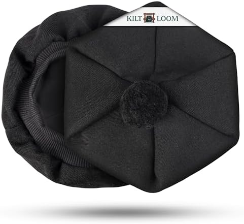 Scottish Hat Tam o' Shanter Tammy Jimmy Flat Bonnet in Various