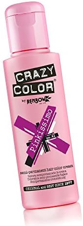 2 x Crazy Color Semi Permanent Hair Colour Dyes by Renbow 100ml Pinkissimo 42