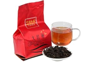 MIHUNTANG Da Hong Pao Roasted Oolong Tea Loose Leaf 3.5oz Fujian Wuyi Da Hong Pao Dahongpao Big Red Robe Rock Loose Leaf Chinese Oolong Tea 100g