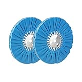 8" Blue Airway Buffing Wheel,5/8'' Arbor Hole,16