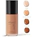 xtava Sheer Matte Liquid Foundation with SPF 30 - Natural, Luminous, Professional Quality Formula with Buildable Coverage - Cruelty Free Makeup - Crafted in Korea (Caramel)