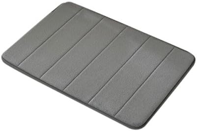 ALOPEX BEKVÄMT Bath Mat Non-slip Bath Rug, Memory Foam Soft Mat for Kitchen Livingroom Bedroom,Grey,40 * 60cm