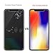 VicKro KKA111005 Clear 9H Hardness 0.3 mm Tempered Glass Screen Protectors, Case Friendly for Apple iPhone X/10 Phone (2017)