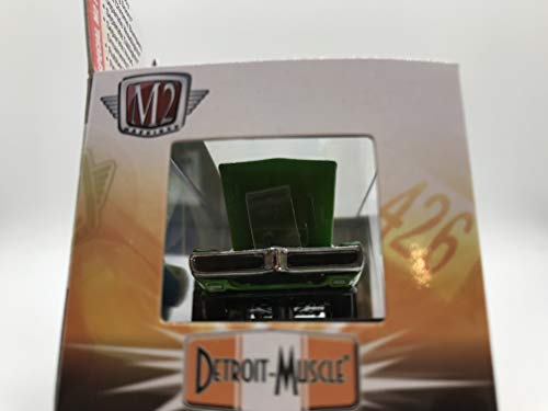 M2 Machines Detroit-Muscle 1971 Dodge Charger Super Bee 383 1:64 Scale R27 14-52 Green/Black Details Like NO Other! Over 42 Parts - Thumbnail 4