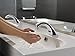 Electronic Battery Lavatory Faucet with Grid Strainer
