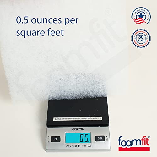 FoamFit Bonded Dacron Quilt Batting Thin Loft 0.5 Ounces per Square