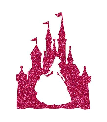 Download Amazon.com: Disney Castle Belle Silhouette Beauty and The ...