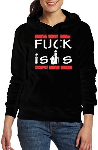 Fuck IsisWomen's Hoody With Poket Drawstring Hoodies Athletic Long-sleeved Hoody Sweatshirt