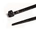 Outdoor UV Zip Tie Fasteners (8in, Black)