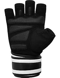 RDX Weight Lifting Gloves Gym Workout Powerlifting Fitness Bodybuilding Maya Hide Leather Strength Training Long Wrist Support Exercise