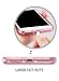 ULAK Clear Glitter Case for iPhone 8 Plus, iPhone 7 Plus Clear Shock Absorption Bumper TPU Protective Cover Case for Apple iPhone 7 Plus/iPhone 8 Plus (2017), Pink Glitter