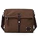 Eshow Men's Retro Casual Canvas Weekend Crossbody Messenger Bag