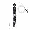 Fish-WOW-6-Fishing-Cedar-Plugs-Rigged-Tuna-Mahi-Trolling-Wood-Lure-Black-Purple
