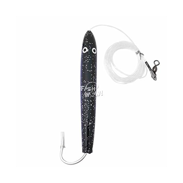 Fish-WOW-6-Fishing-Cedar-Plugs-Rigged-Tuna-Mahi-Trolling-Wood-Lure-Black-Purple