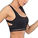 SIMIYA Sports Bra, Cross Back High Impact Padded Workout Bras for Women Running and Yoga