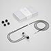 Picun D2 Metal In-Ear Headphones with Microphone, Noise Isolating Earbuds Wired Bass Stereo Earphones Compatible with Apple iOS and Android Smartphones (Silver)