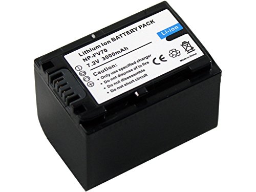 BTBAI NP-FV70 Battery+Charger AC Single for DVD110e NPFV70 NP-FV100 NP-FV30 NP-FV50 SX65L PJ200B DCR DVD150 HC16E HC17E HC18E HC19E HC36E HC37E HC38E HC39E HC40E HC42E HC46E HC47E HC48E HC51E k1a