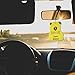 Happy Wax Scented Hanging Car Cub Air Freshener - Cute Car Freshener Infused with Natural Essential Oils. - Assorted 4-Pack (Calming Lavender, Citron Mandarin, Vanilla Orchid, Coastal Tide)