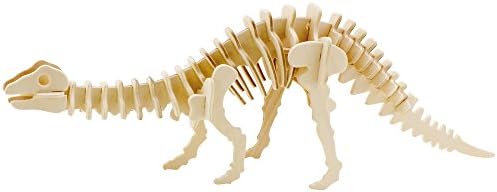 Creative Assemble Puzzle Toys Child Early Education Wooden 3D Puzzle Dinosaur Brontosaurus