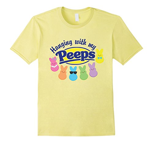 Men's Peeps t shirt Funny for Easter Sunday of 2017 XL Lemon