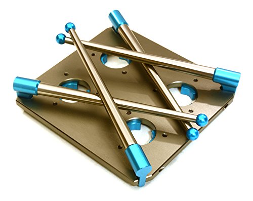 Integy RC Model Hop-ups C27104BLUE Team Workstation & Shock Rebuild Stand for Shock Size 10mm-16mm