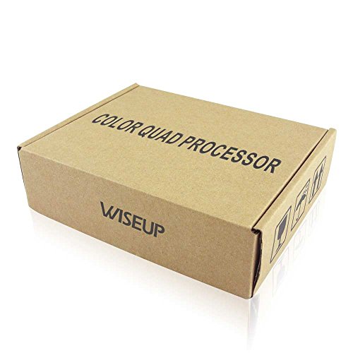 WiseupTM 4Ch Mini Mobile Video Quad Video Processor for Vehicle Cameras with Image Mirror Function