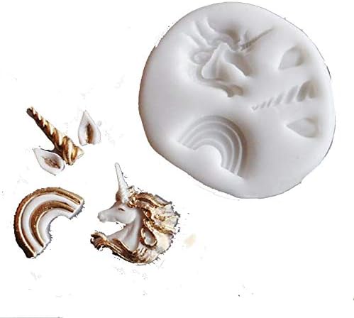 Angel Wings Unicorn Party Decoration Cupcake Cake Topper Picks Birthday Cake Decoration Tool Topper Baby Shower Boy Baby Shower,Silicon Mold