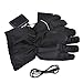 Lifemall GL Battery Heated Gloves for Men Women Motorcycle Skiing Cycling Hand Warmer (Black)