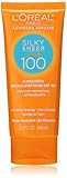 L'Oreal Paris Advanced Suncare Silky Sheer Lotion SPF 100, For All Skin Types, 3 Fluid Ounce