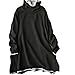 MedeShe Women's Long Sleeved Cotton Knitted Sweater Pull Over Dress US 10/12 (Black)