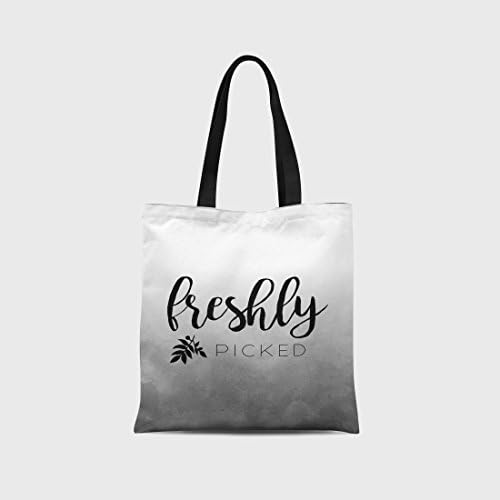 Freshly Picked Tote Bag - Canvas Tote Bag - Stylish Tote Bag - Grocery Bag - Shopping Bag