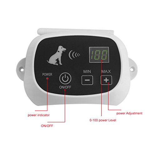 Upgraded Wireless Dog Fence Containment System, 500M Radius Remote Control Rechargeable Transmitter + Electric Waterproof Training Collar Receiver - Thumbnail 5