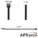APTronix 1000 Premium Heavy Duty Zip Ties | Black Nylon Cable Ties | XGS Wire Ties by Aptronix (4 Inch, Black)