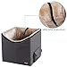 Petsfit Dog/Cat Booster Seat with Pockets, small dog car seat for Cars, Trucks and SUVs (Small, Dark Brown)