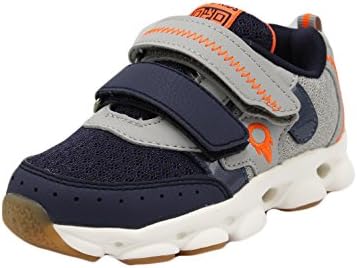 Abc Kids Boys Toddler 5228 Velcro Strap Casual Fashion Sneaker - (10 M US Toddler, Grey)