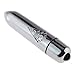 ZINKODA Powerful Single-speed Mini Bullet Vibrator Female Masturbation Toy - Silver