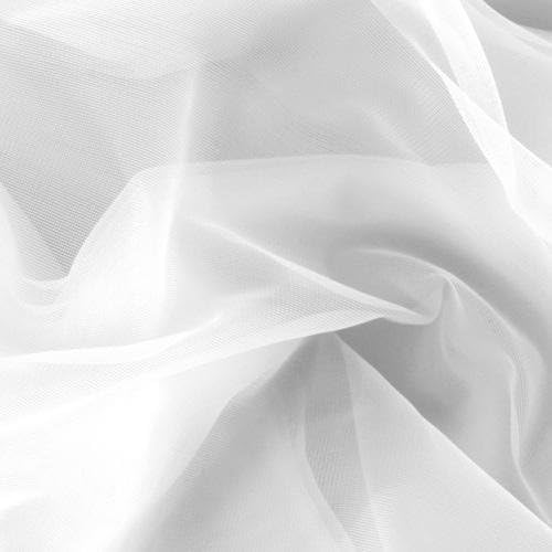 Somerset Industries, Tela Blanca de Tricot de Gasa de Nailon de 108