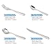 GYY Flatware Sets, Kitchen Cutlery Set Made of 18/10 Stainless Steel, Tableware Dinnerware Utensil Set with Silvery Gift Box (24 pcs)