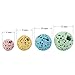 BEADNOVA 10mm Color Lava Beads Natural Crystal Stone Gemstone Round Loose Energy Healing Beads for Jewelry Making (10mm, 32-34pcs, Mix Color)