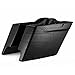Moto Onfire Harley Stretched Hard Bags Fit for Harley/Davidson Touring 2014+, Vivid Black Saddlebags