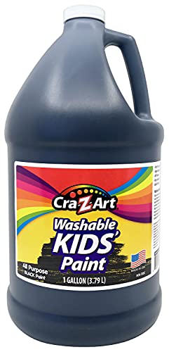 Cra-Z-Art Kids Washable Tempera Poster Paint Non-Toxic Art Supplies - Black - 1…