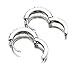 Sterling Silver Earrings Studs,vmree Rhinestones Hoop Diamond Stud Earrings for Girl Women (A)