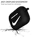 Punswan for Airpods Pro Case,Cute 3D Luxury Character Soft Silicone Stylish Cover, Sport Cool Keychain Style Design Skin,Cases with Lanyard Chain,for Girls Kids Boys Men Air pods Pro/3 (Black Right)