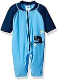 i play. Toddler One Piece Swim Sunsuit, Blue Whale, 3T