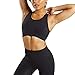 WODOWEI Women 2 Piece Outfits Sports Bra Seamless Leggings Yoga Set Long Pants Gym Clothing