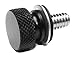Harley Davidson Seat Bolt Black Billet Aluminum Hard Anodized by FGT Motorsport